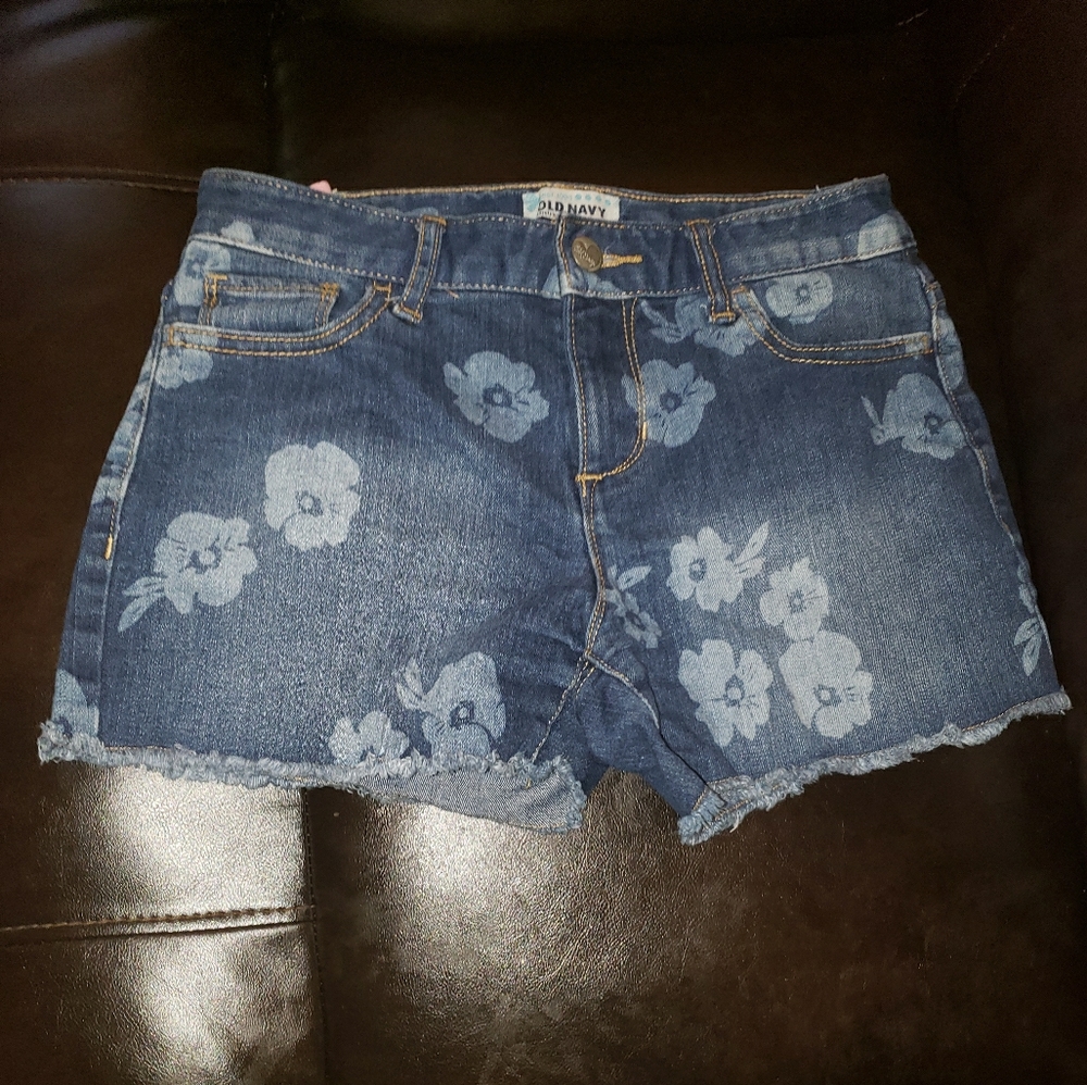 Jean's pants, with flower decor